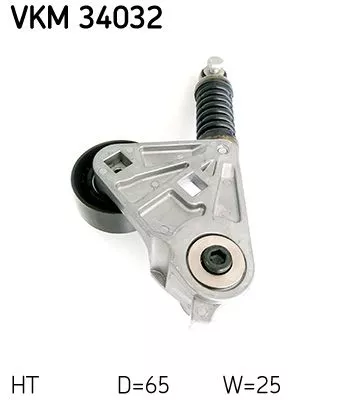SKF Belt Tensioner, V-ribbed belt (VKM34032)