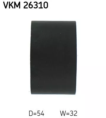 SKF Deflection Pulley/Guide Pulley, timing belt (VKM26310)