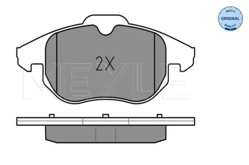 MEYLE Brake Pad Set, disc brake (0252340220)
