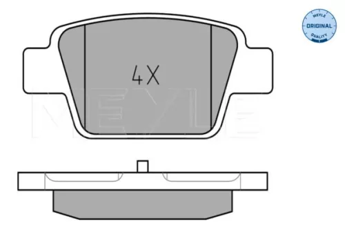 MEYLE Brake Pad Set, disc brake (0252371415)