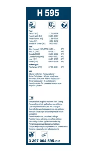 BOSCH Wiper Blade (3397004595)