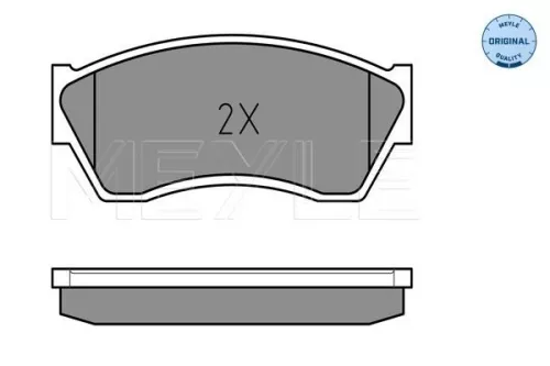 MEYLE Brake Pad Set, disc brake (0252133314/W)