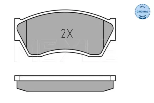 MEYLE Brake Pad Set, disc brake (0252133314/W)