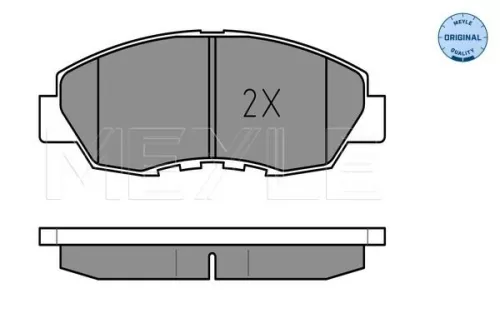 MEYLE Brake Pad Set, disc brake (0252149918/W)