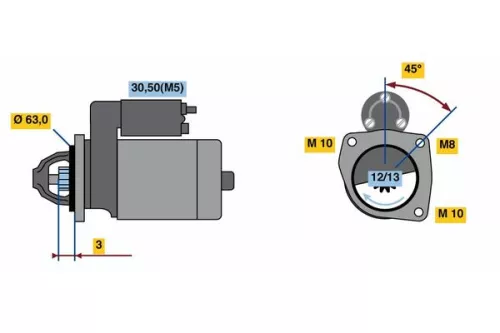 BOSCH Starter (0986022800)