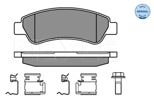 MEYLE Brake Pad Set, disc brake (0252446519)
