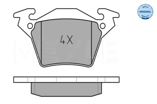 MEYLE Brake Pad Set, disc brake (0252302017)