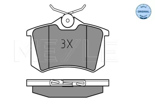 MEYLE Brake Pad Set, disc brake (0252382317/W)