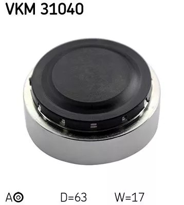 SKF Belt Tensioner, V-ribbed belt (VKM31040)