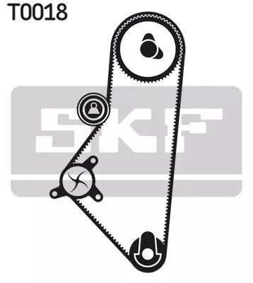 SKF Timing Belt Kit (VKMA03201)