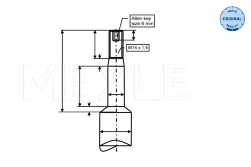 MEYLE Shock Absorber (3266240006)