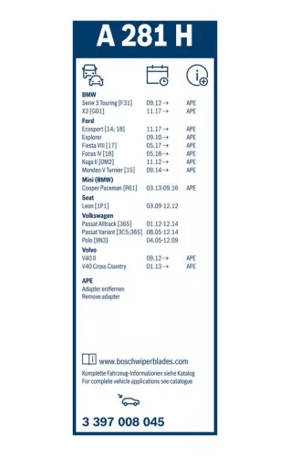 BOSCH Wiper Blade (3397008045)