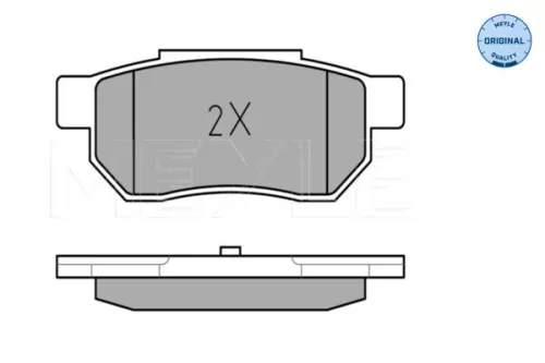 MEYLE Brake Pad Set, disc brake (0252131313/W)