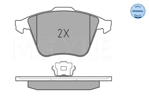 MEYLE Brake Pad Set, disc brake (0252391218)