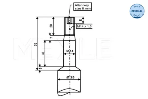 MEYLE Shock Absorber (3266240002)