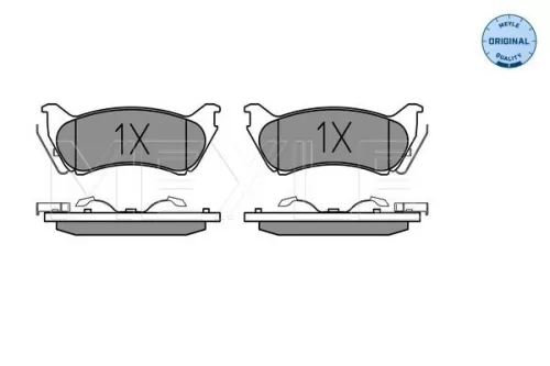 MEYLE Brake Pad Set, disc brake (0252318917/W)