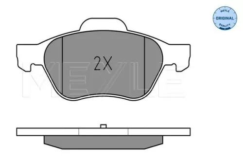 MEYLE Brake Pad Set, disc brake (0252321518)