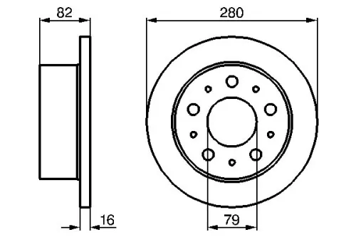 BOSCH Brake Disc (0986479066)