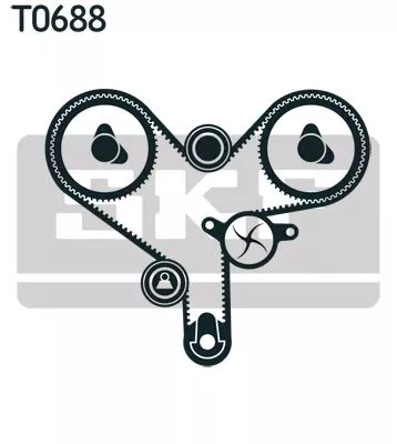 SKF Timing Belt Kit (VKMA91304)