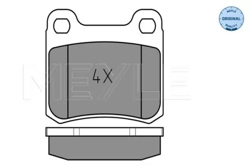 MEYLE Brake Pad Set, disc brake (0252068715)