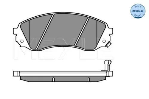 MEYLE Brake Pad Set, disc brake (0252459717/W)