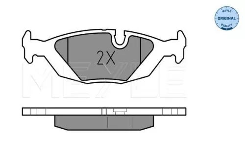 MEYLE Brake Pad Set, disc brake (0252108914)