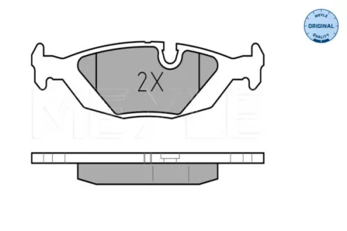 MEYLE Brake Pad Set, disc brake (0252108914)