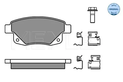 MEYLE Brake Pad Set, disc brake (0252448617/W)