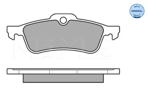 MEYLE Brake Pad Set, disc brake (0252457415/W)
