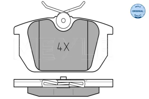 MEYLE Brake Pad Set, disc brake (0252110314)