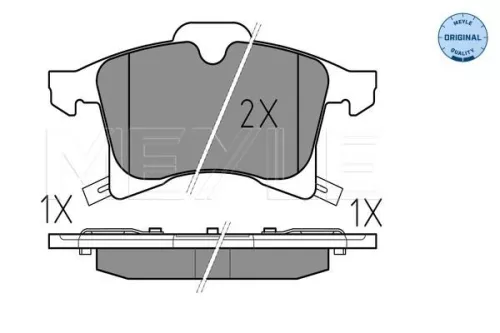 MEYLE Brake Pad Set, disc brake (0252833219/W)