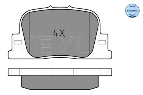 MEYLE Brake Pad Set, disc brake (0252359215)