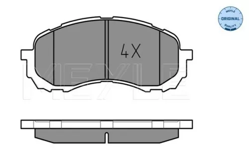 MEYLE Brake Pad Set, disc brake (0252437217/W)