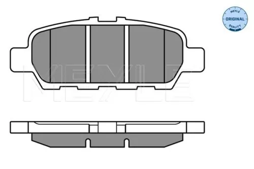 MEYLE Brake Pad Set, disc brake (0252487113/W)