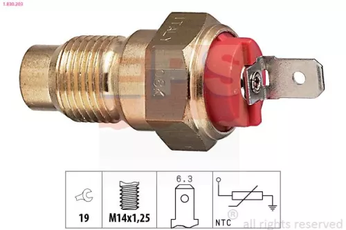 Sensor, coolant temperature