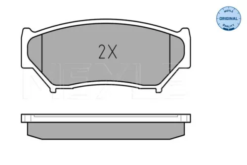 MEYLE Brake Pad Set, disc brake (0252190715/W)