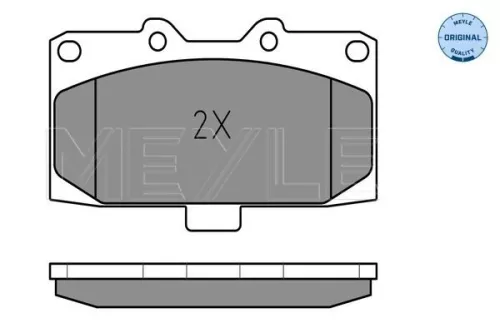 MEYLE Brake Pad Set, disc brake (0252185415/W)