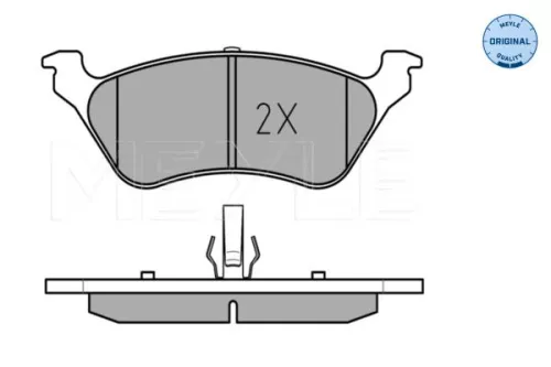 MEYLE Brake Pad Set, disc brake (0252403616/W)