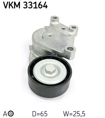 SKF Belt Tensioner, V-ribbed belt (VKM33164)