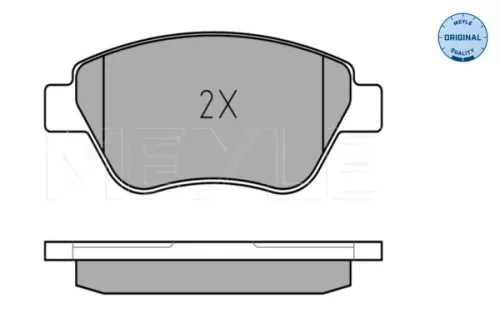 MEYLE Brake Pad Set, disc brake (0252370617/W)