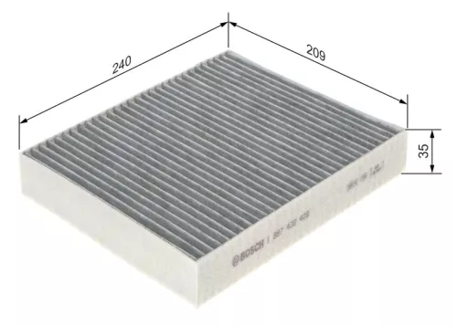 BOSCH Filter, cabin air (1987432409)