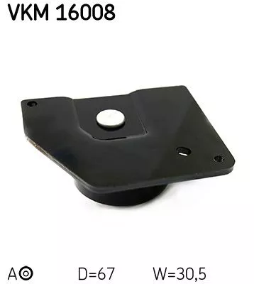 SKF Tensioner Pulley, timing belt (VKM16008)