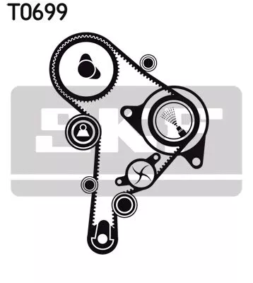 SKF Water Pump & Timing Belt Kit (VKMC01251)