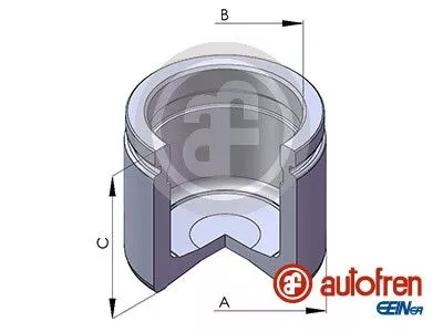 Piston, brake caliper