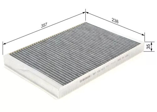 BOSCH Filter, cabin air (1987432513)
