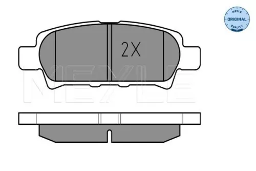 MEYLE Brake Pad Set, disc brake (0252401416/W)