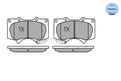 MEYLE Brake Pad Set, disc brake (0252402417/W)
