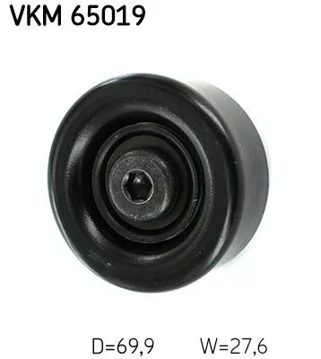 Deflection/Guide Pulley, V-ribbed belt