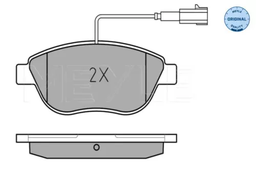 MEYLE Brake Pad Set, disc brake (0252370918/W)