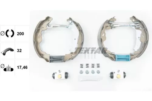 TEXTAR Brake Shoe Set (84064501)